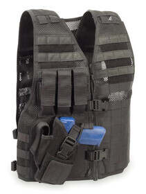 Elite Survival Systems MVP modular tactical vest, "the director", black.